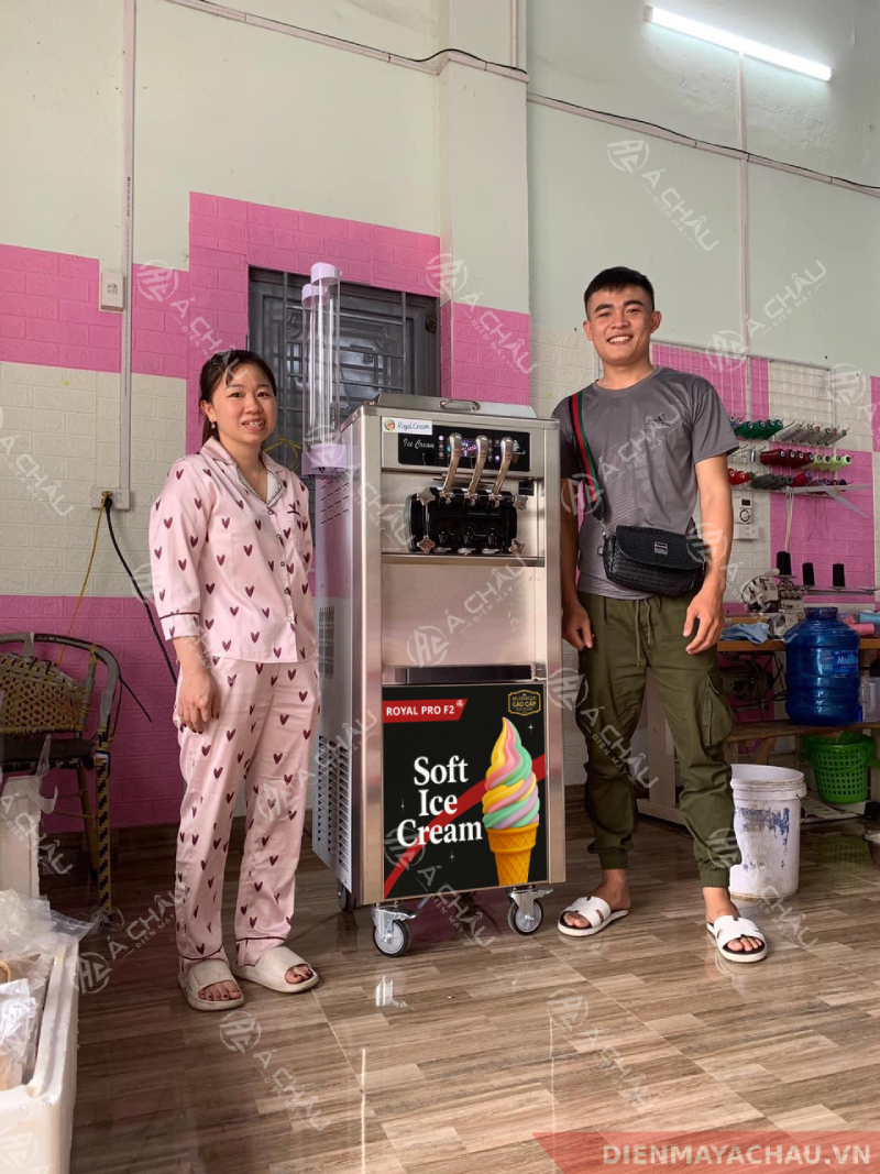 Máy làm kem tươi Royal Cream Pro F2 (2 block làm lạnh)